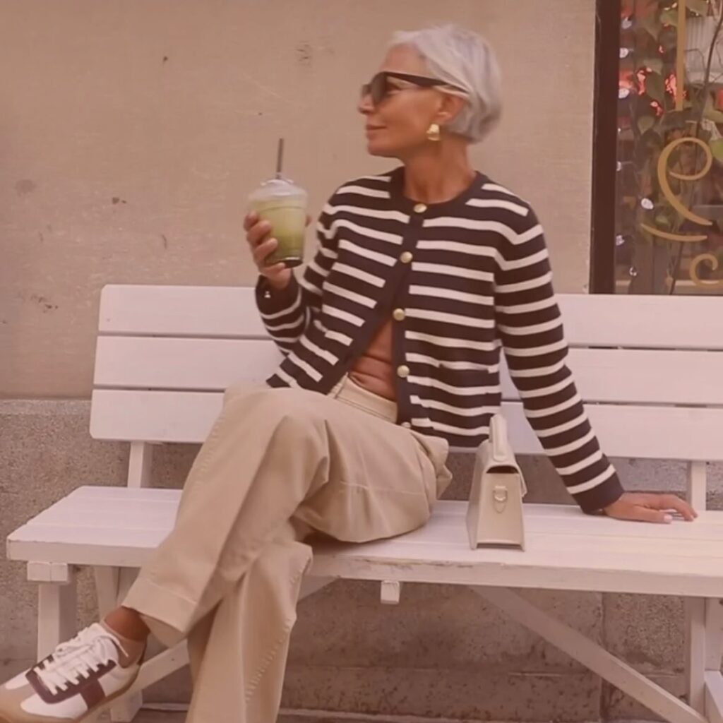 Stylish Midlife Woman Cindy Blakely at MsBStyling.com