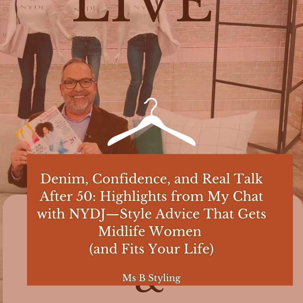 Chat Highlights from NYDJ Mark Peters Cindy Blakely at MsBStyling.com