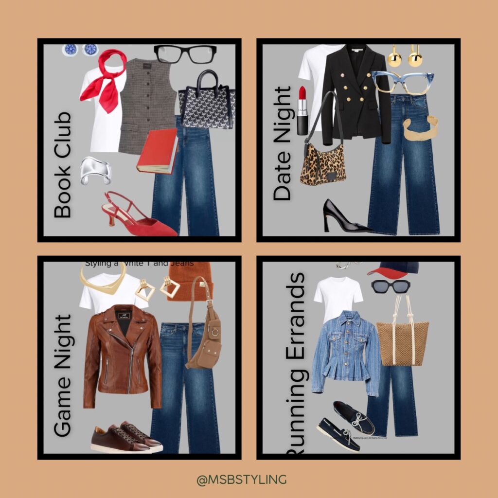 White Tee & Jeans Cindy Blakely at MsBStyling.com