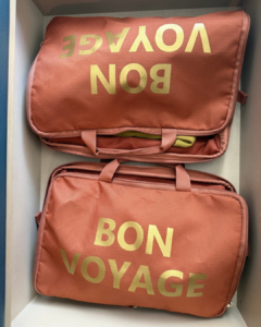 Packing cubes in drawer