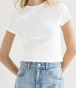 white boatneck t-shirt